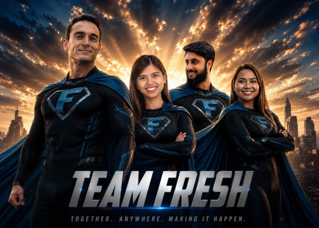 Team Fresh - Together. Anywhere. Making it happen.